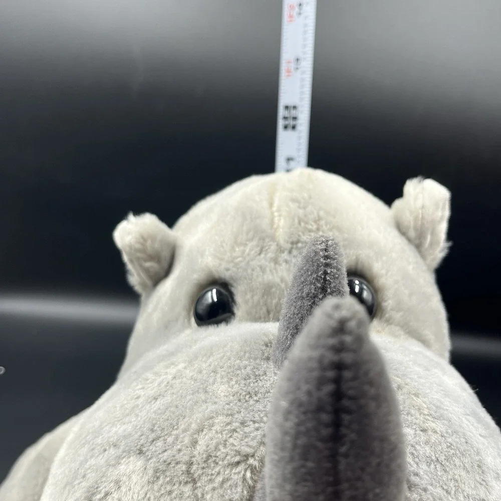 Aurora Happy Rhino Snout Forward Star‎ From Happy Hippo & Friends Plushie 12